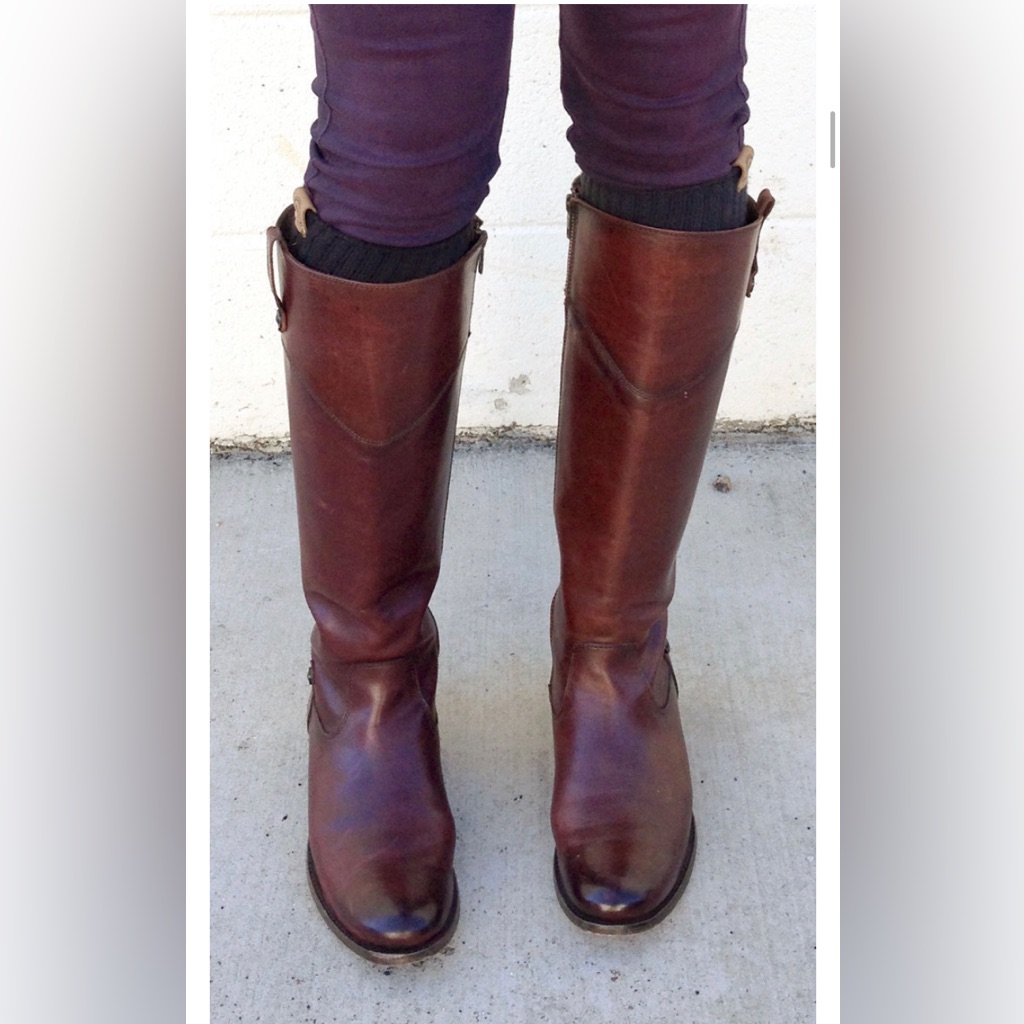 Frye Melissa Tab Tall Riding Boots 5.5